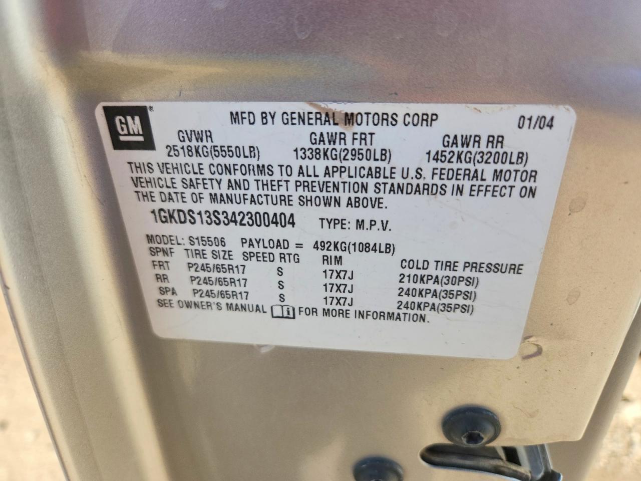 2004 GMC Envoy