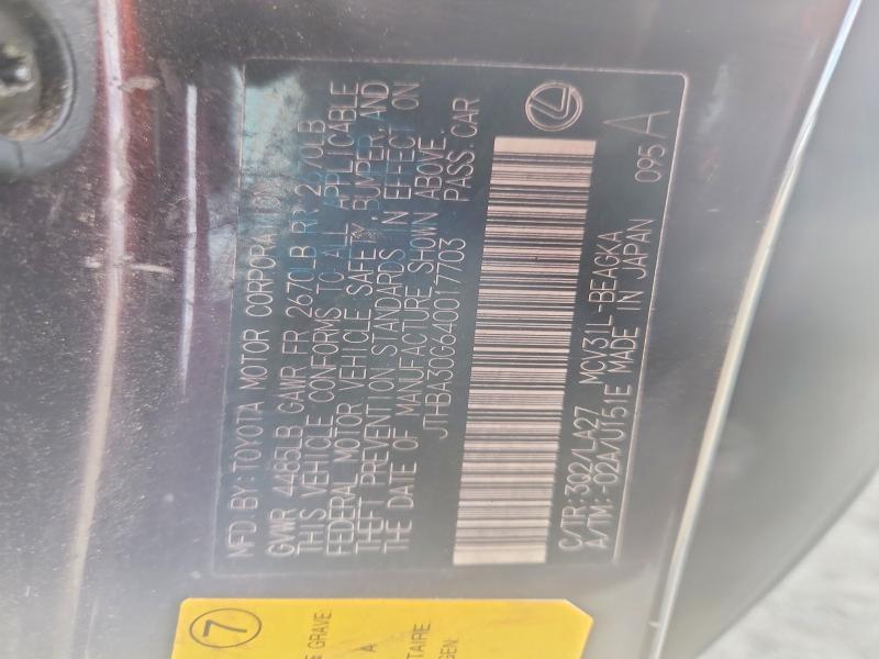 2004 Lexus Es 330