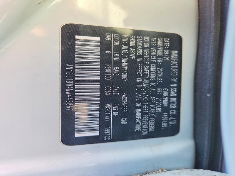 2021 Nissan Rogue Sport sv