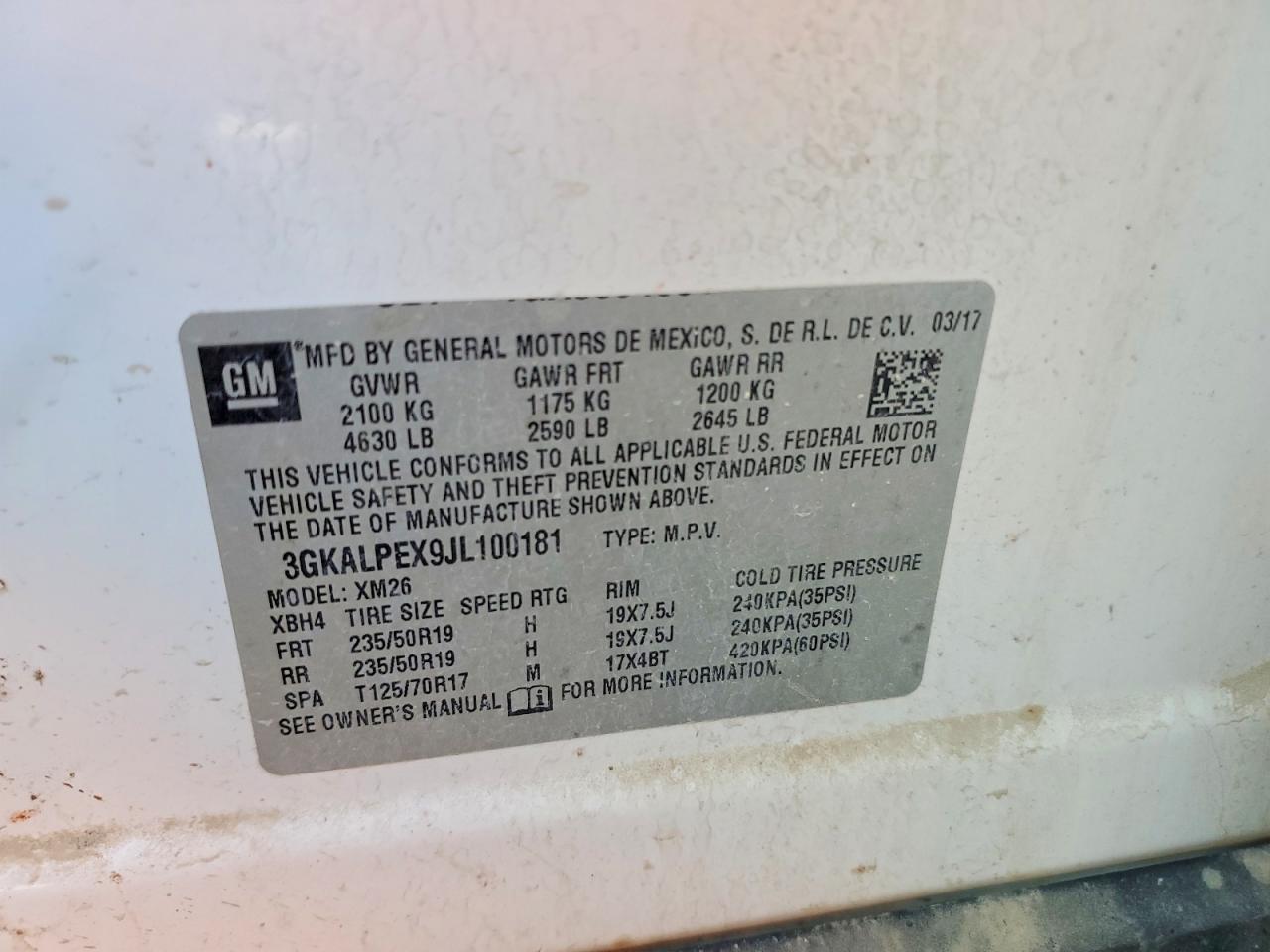 2018 GMC Terrain slt