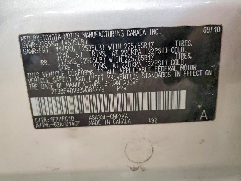 2011 Toyota Rav4 Base