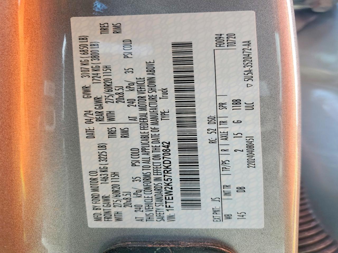2024 Ford F150 STX