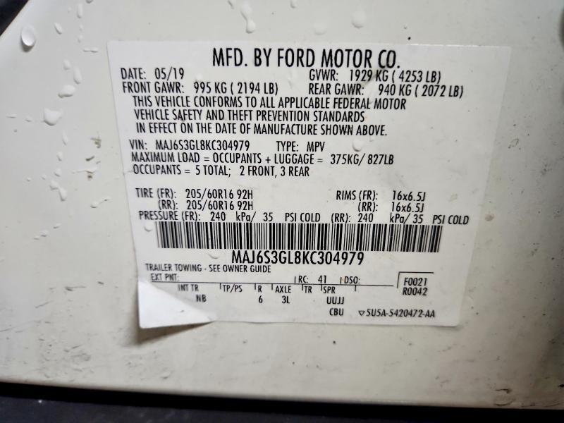 2019 Ford Ecosport se