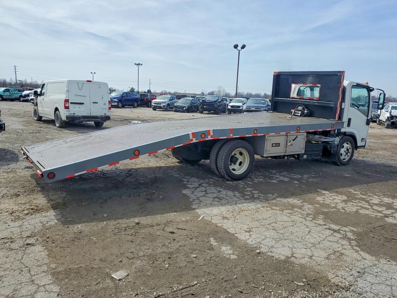 2019 Isuzu NPR XD Dump Flatbed Truck