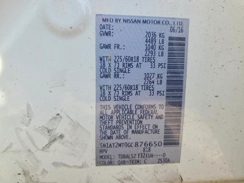 2016 Nissan Rogue sl