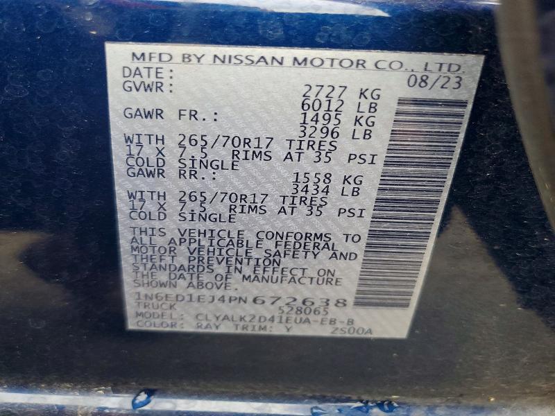 2023 Nissan Frontier PRO-X