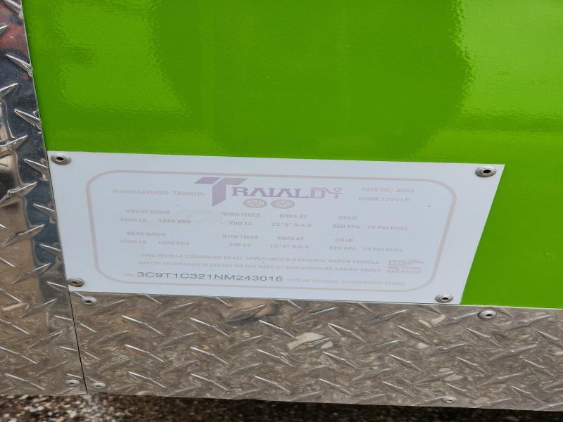 2022 Unknown 2022 Traialdi Enclosed Cargo Food Trailer