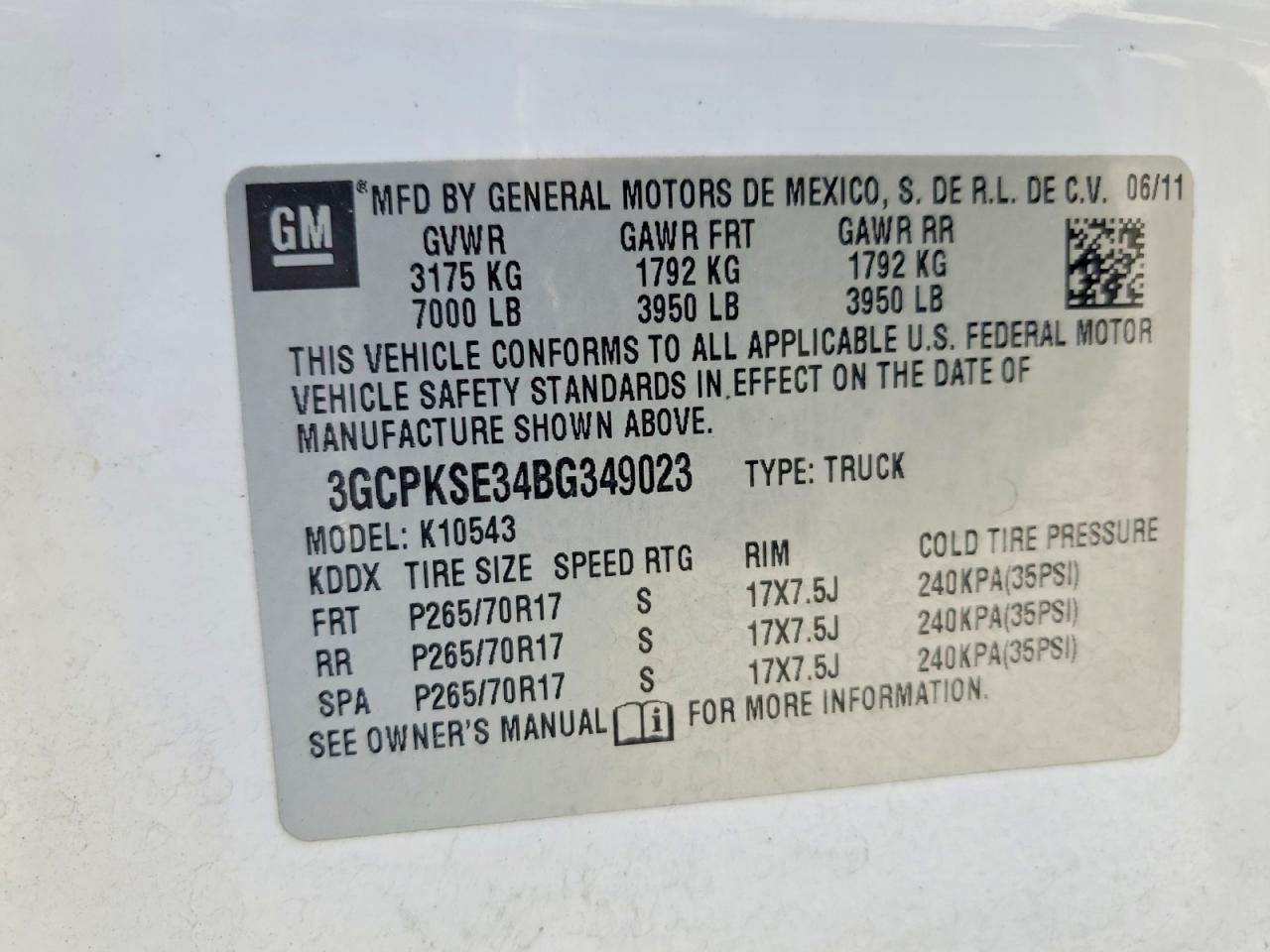 2011 Chevrolet Silverado K1500 LT