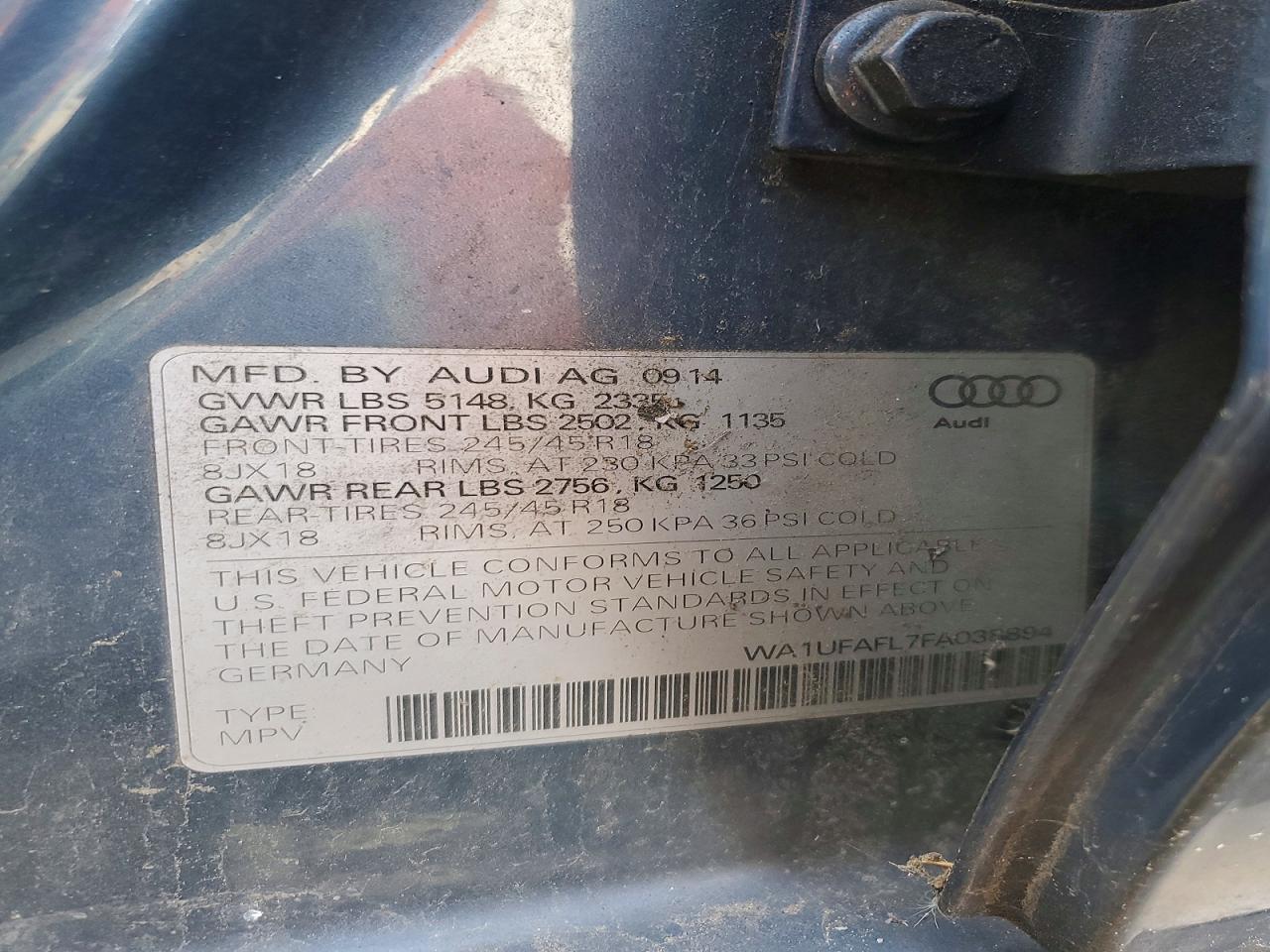 2015 Audi A4 Allroad Premium Plus