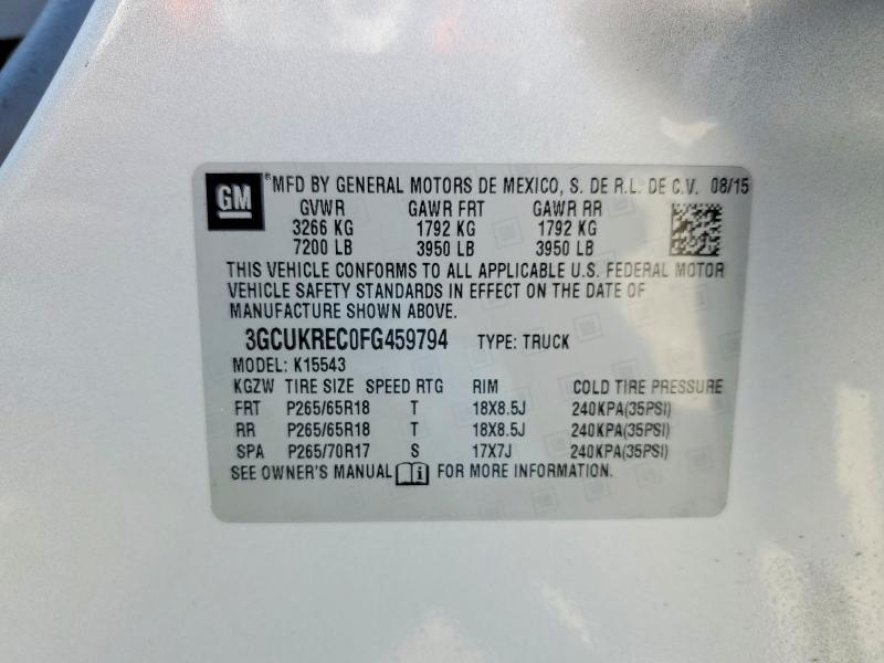 2015 Chevrolet Silverado K1500 LT