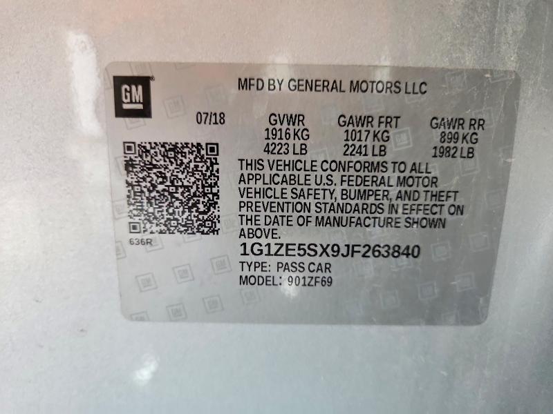 2018 Chevrolet Malibu Premier