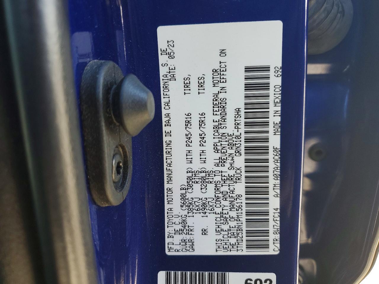 2023 Toyota Tacoma SR5 V6