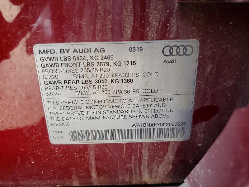 2019 Audi Q5 Premium Plus