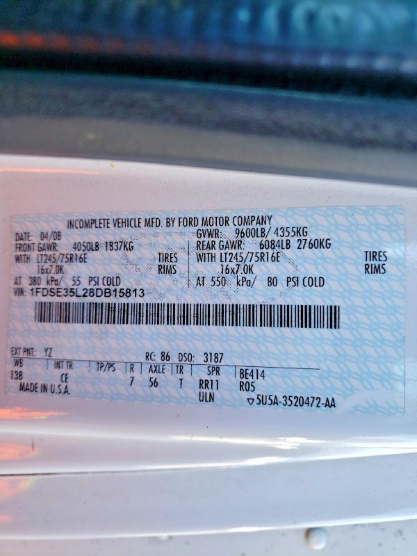 2008 Ford E350 Utility / Service Truck