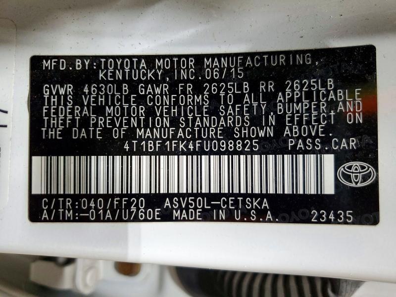 2015 Toyota Camry se