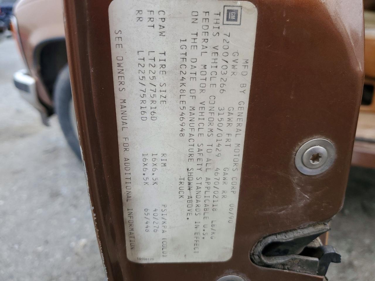 1990 GMC Sierra C2500