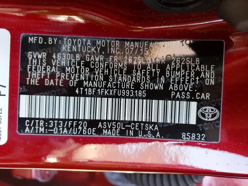 2015 Toyota Camry se