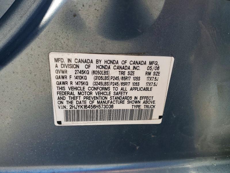 2006 Honda Ridgeline RTS