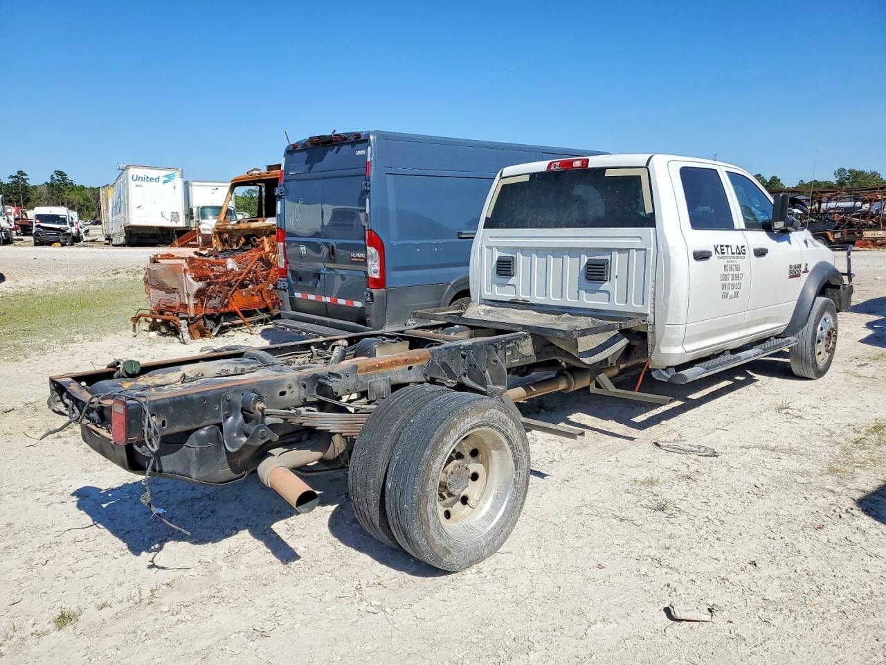 2018 Dodge RAM 5500 Truck Cab AND Chassis