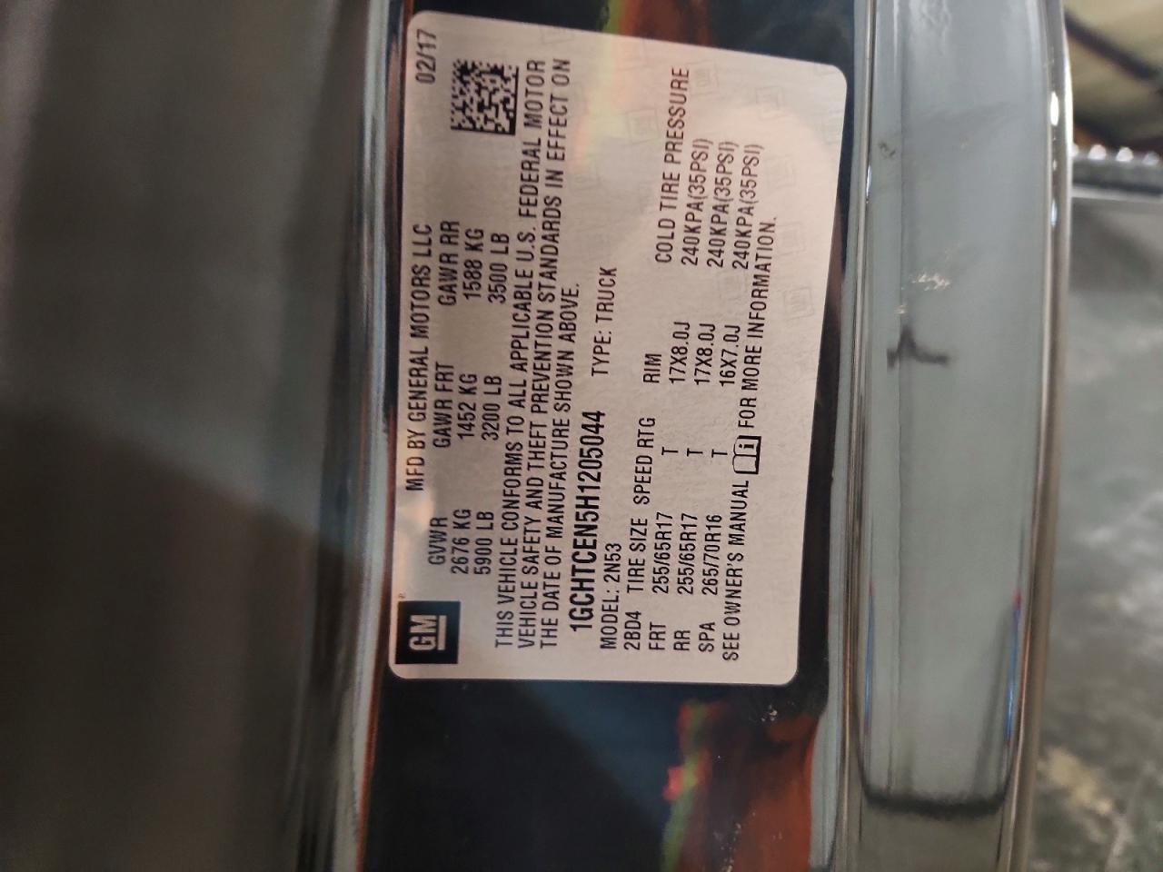 2017 Chevrolet Colorado LT