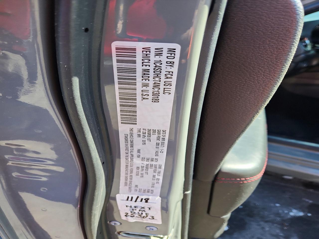 2022 Dodge Durango r