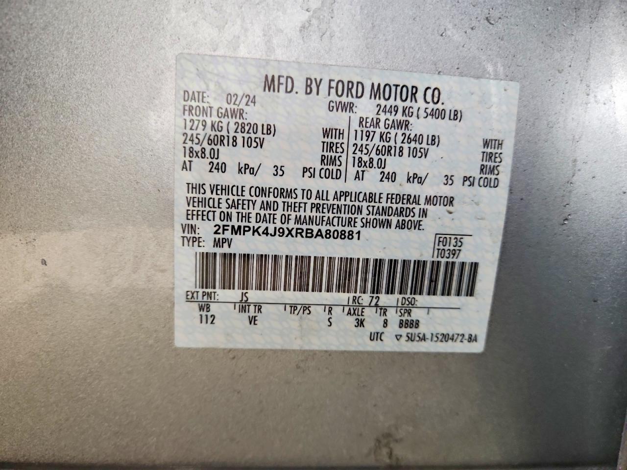 2024 Ford Edge sel