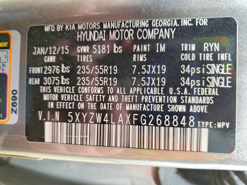 2015 Hyundai Santa fe Sport 2.0t