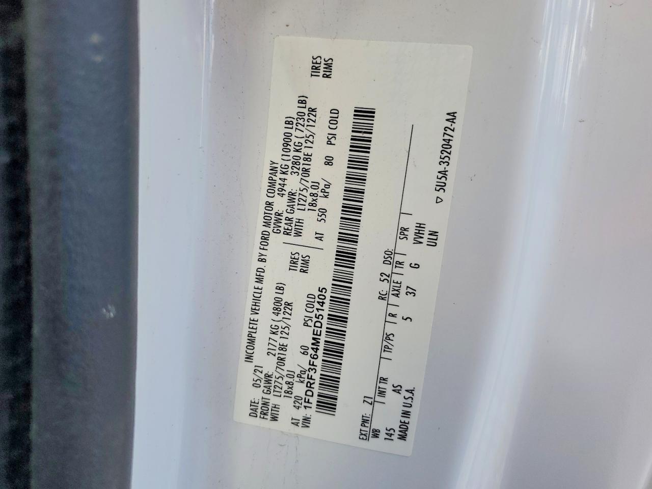 2021 Ford F350 Super Duty