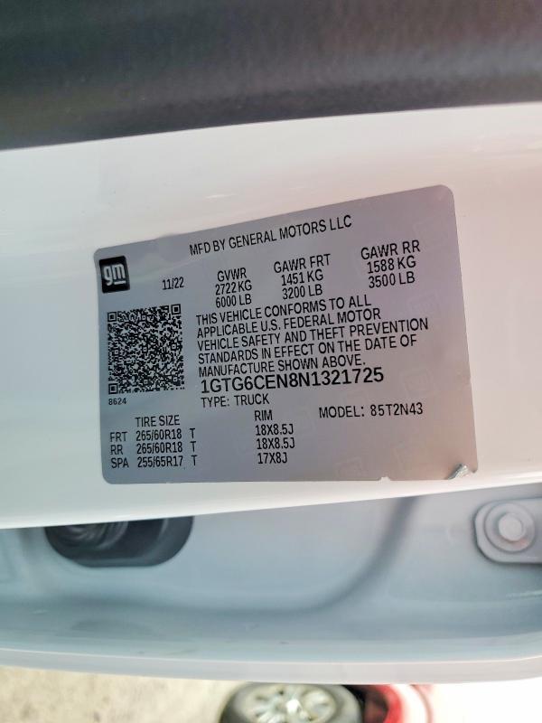 2022 GMC Canyon Elevation