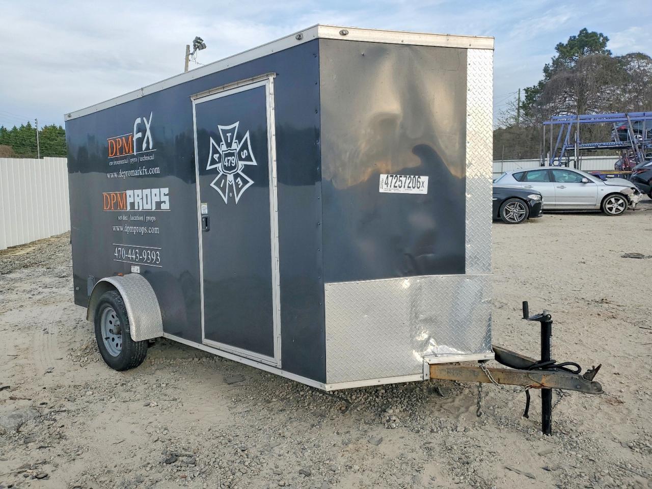 2020 Nationcraft 6X12SA Enclosed Cargo Trailer
