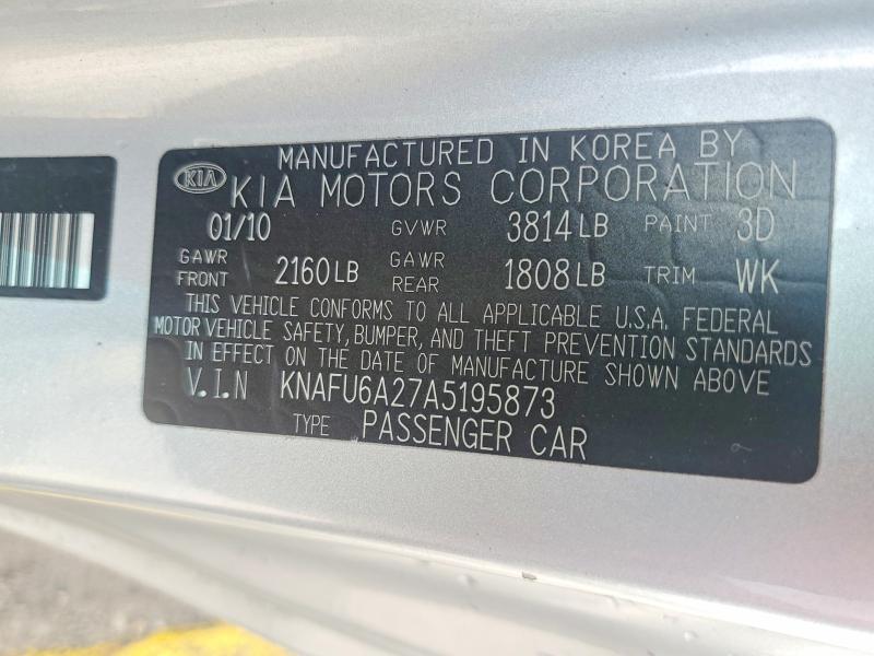 2010 KIA Forte Koup ex