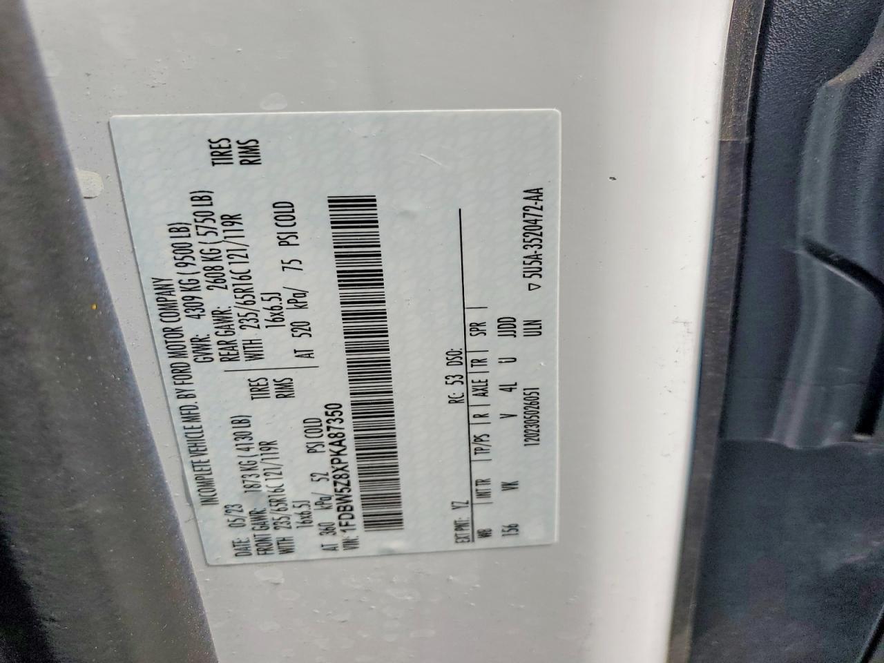 2023 Ford Transit Refrigerated BOX Truck