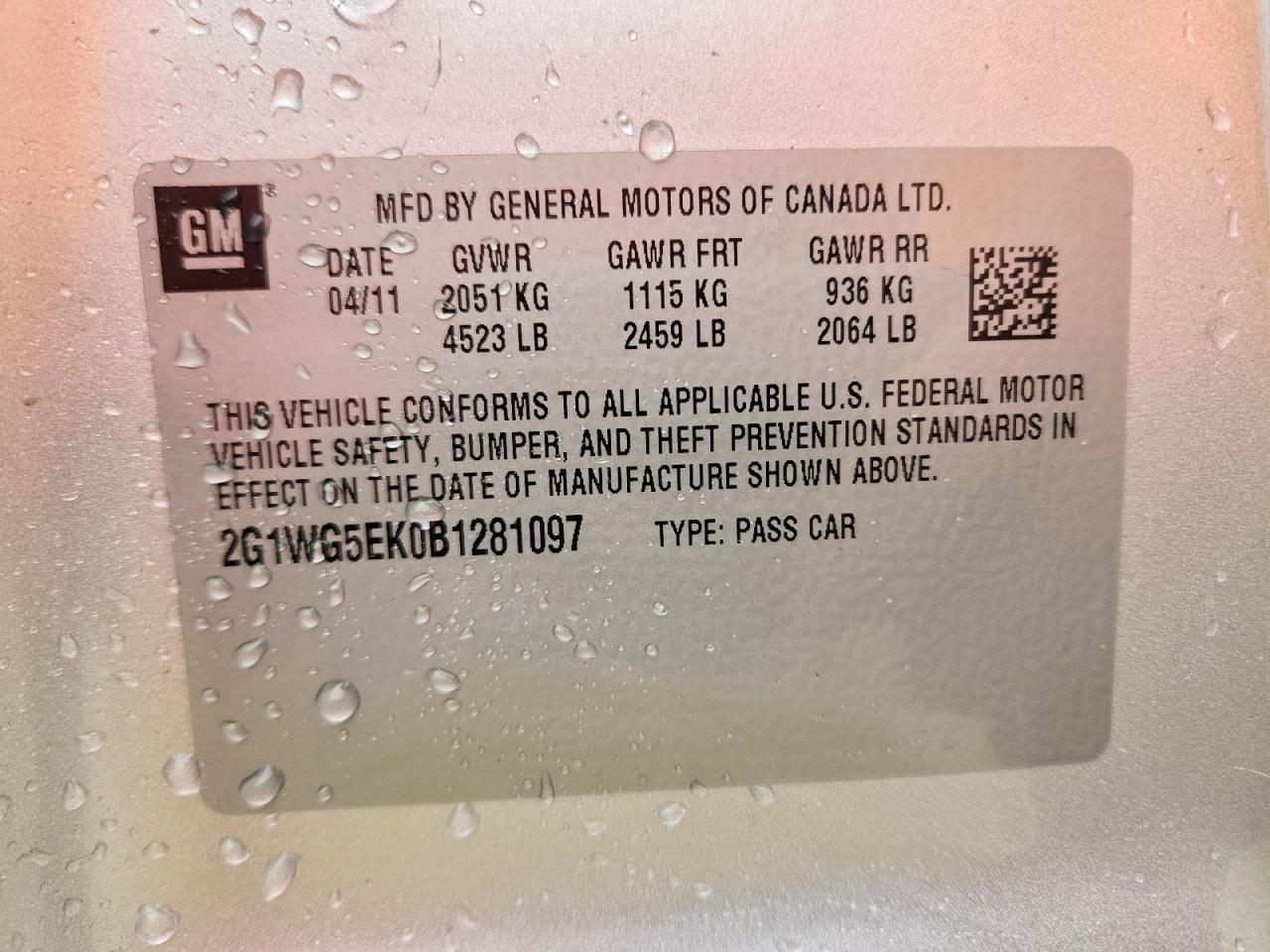 2011 Chevrolet Impala lt