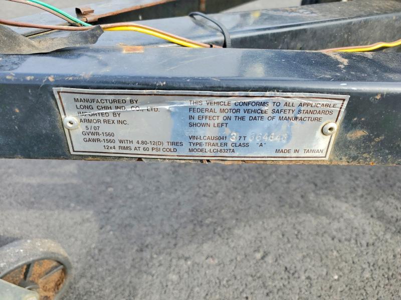 2007 Long 2006 Long Chih Motorcycle Trailer