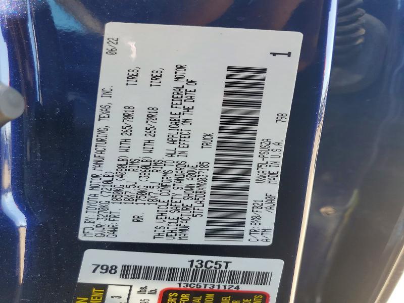 2022 Toyota Tundra SR5