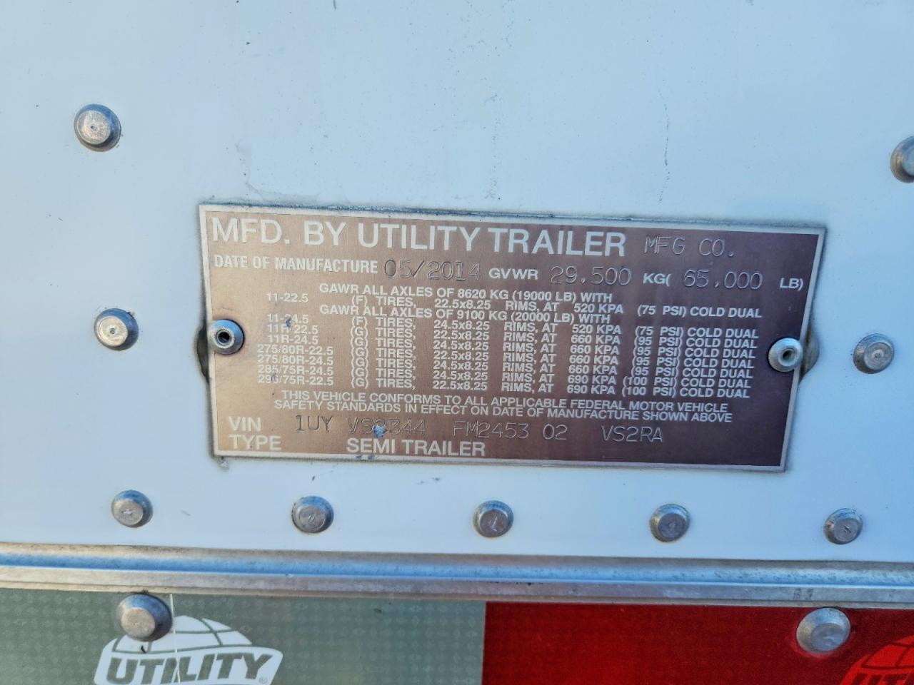 2015 Utility Trailer Manufactu Trailer