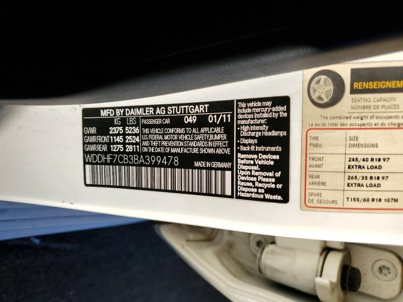 2011 Mercedes-Benz E 550