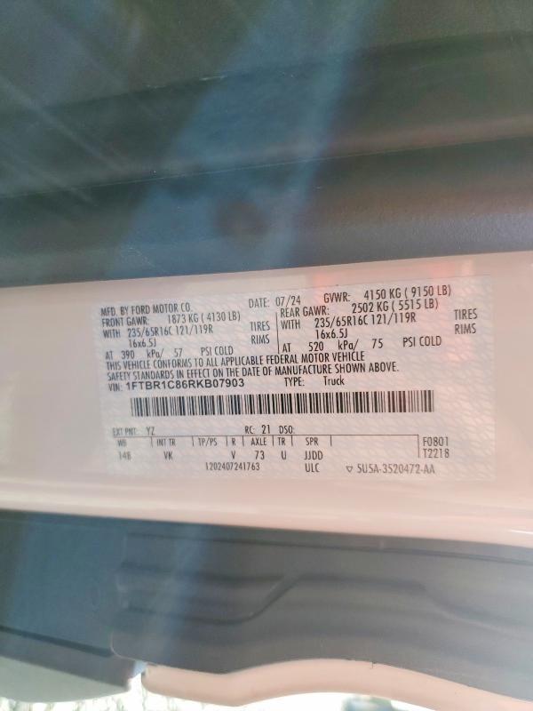 2024 Ford Transit 250 Delivery Van