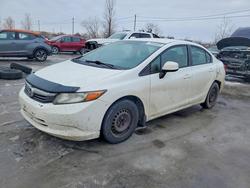 2012 Honda Civic lx en venta en Montreal Est, QC