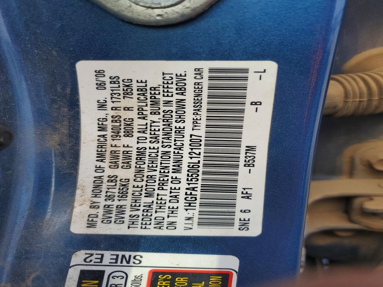 2006 Honda Civic lx