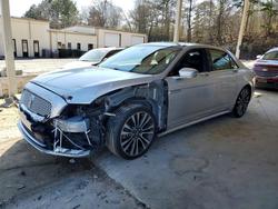 Lincoln Continental salvage cars for sale: 2018 Lincoln Continental Select