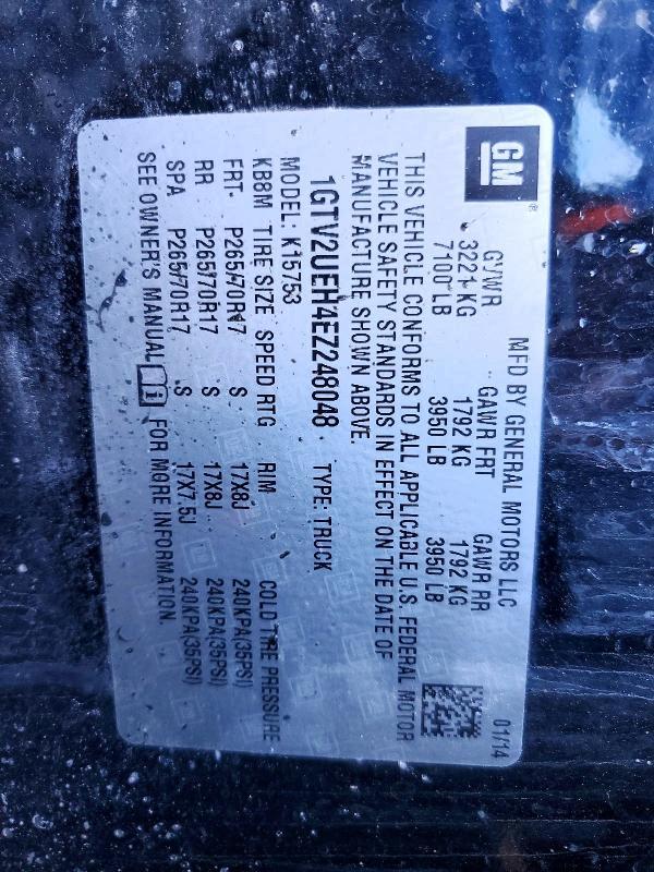 2014 GMC Sierra K1500 sle