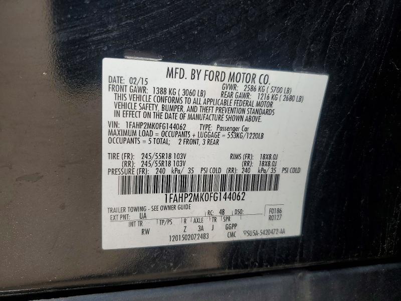 2015 Ford Taurus Police Interceptor