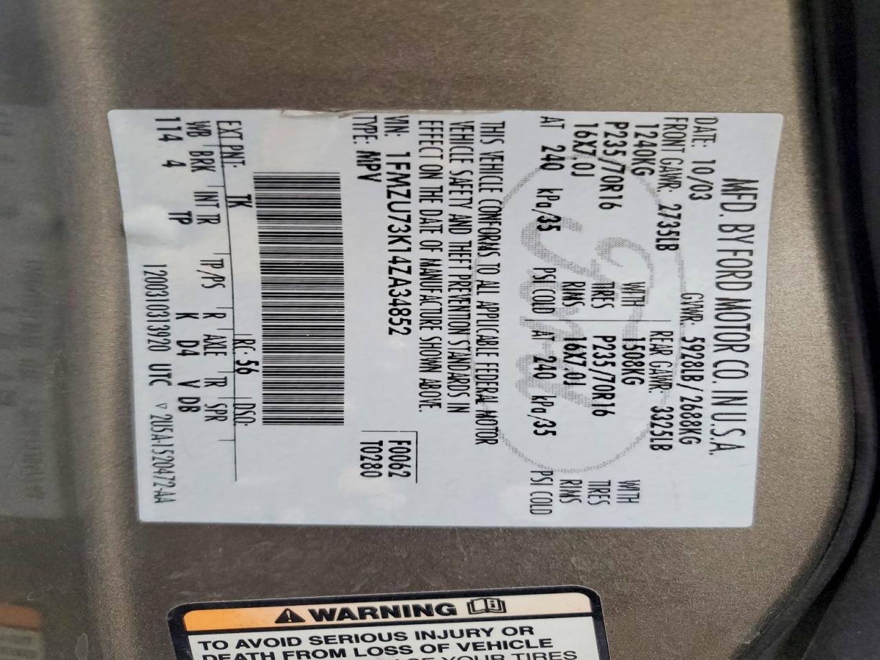 2004 Ford Explorer xlt