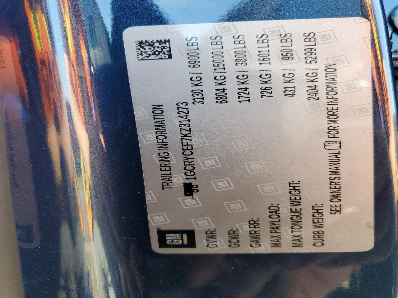 2019 Chevrolet Silverado K1500 Trail Boss Custom