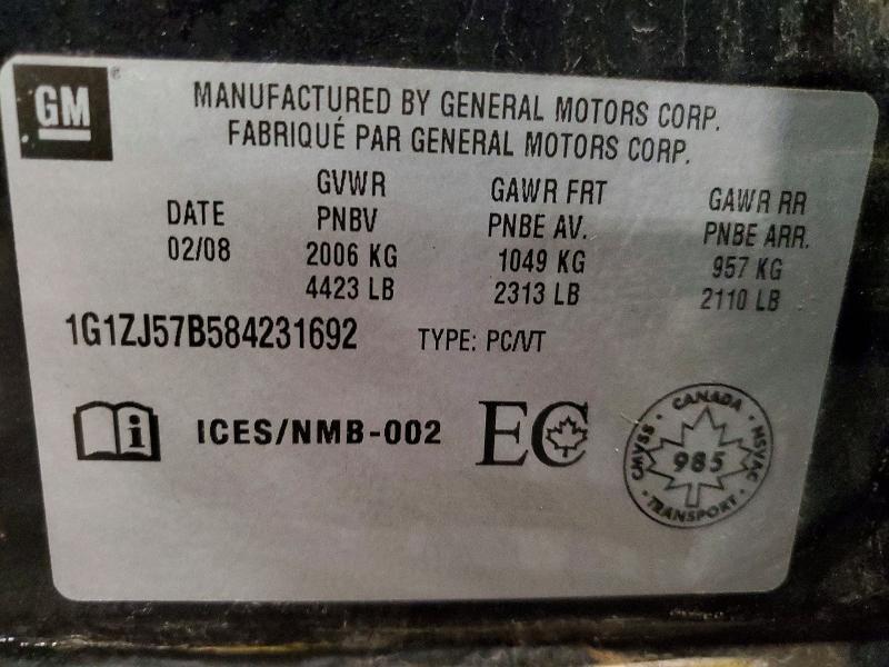 2008 Chevrolet Malibu 2LT