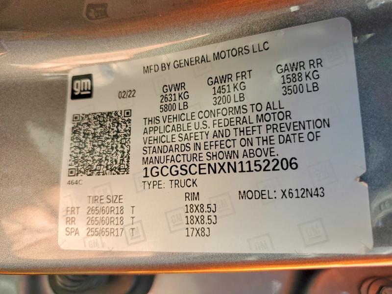 2022 Chevrolet Colorado LT