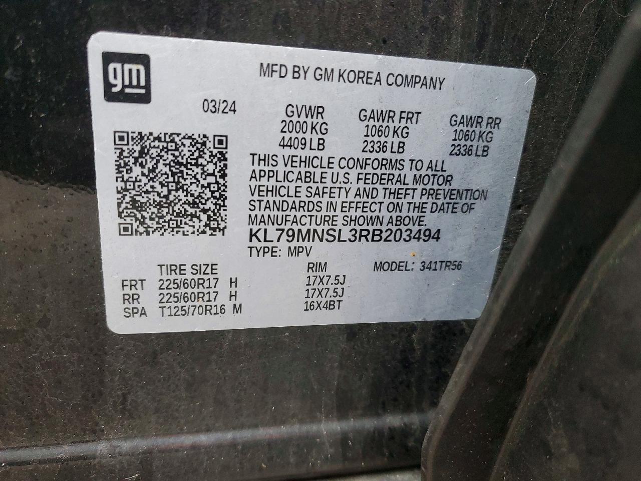 2024 Chev Trailblazer