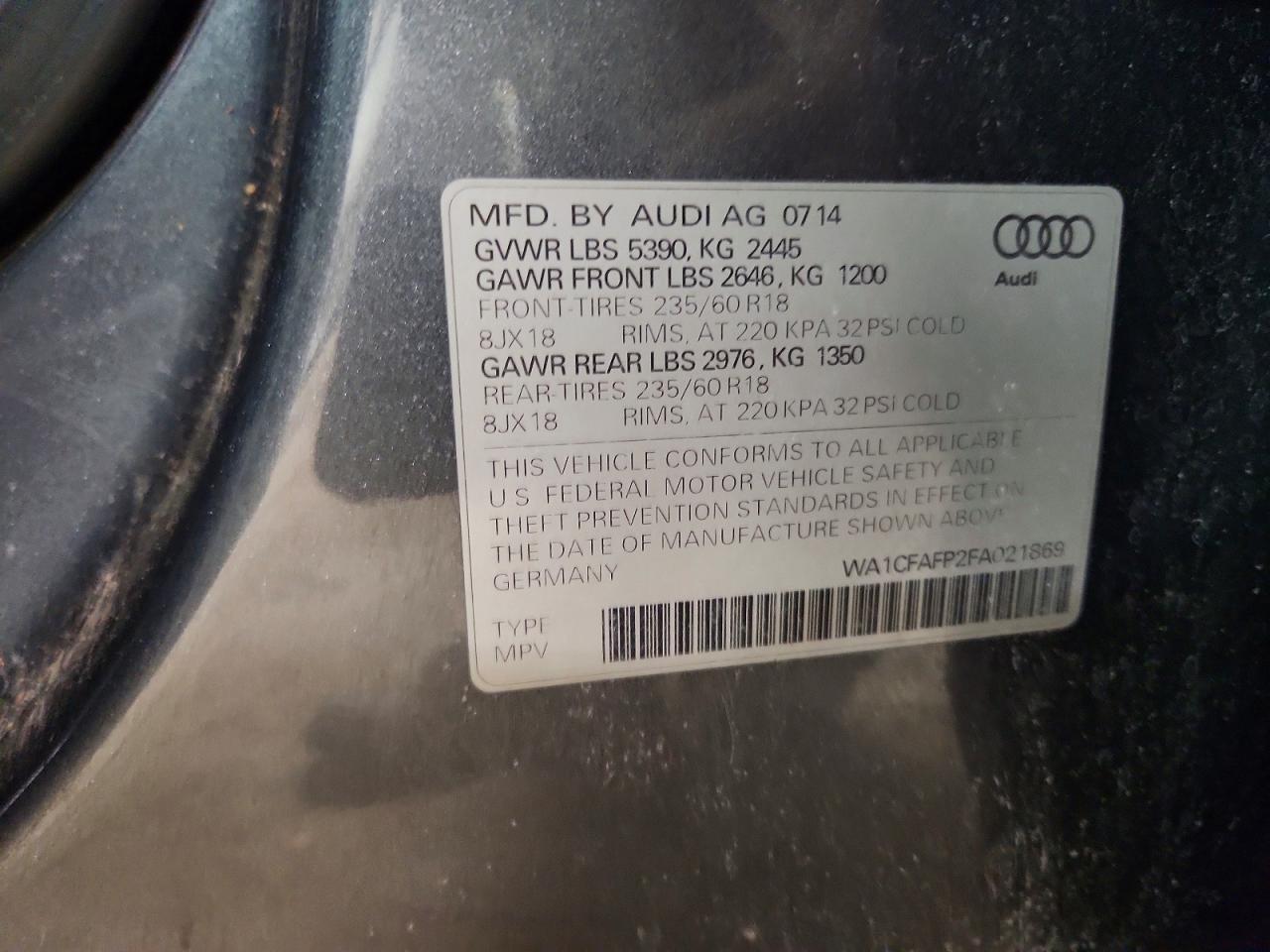 2015 Audi Q5 Premium