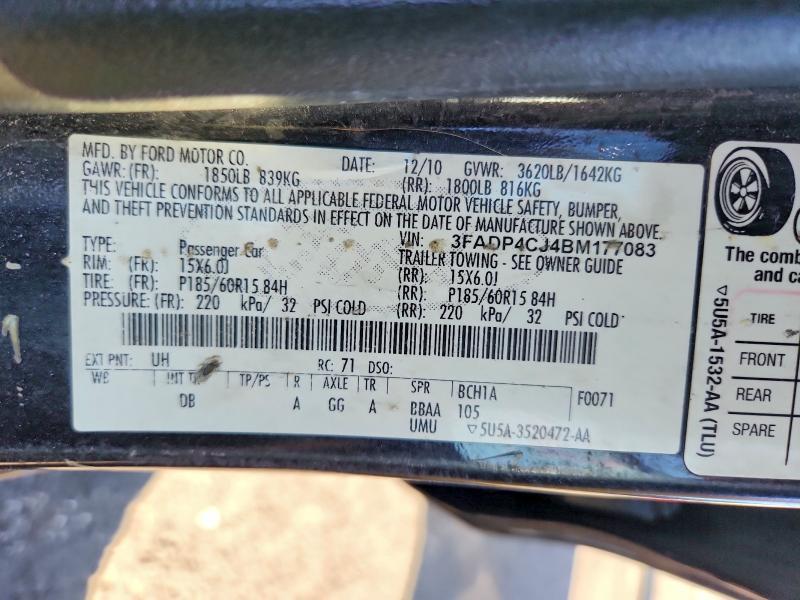 2011 Ford Fiesta sel